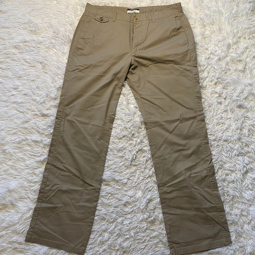Five Four Men's Straight Casual Beige Pants Comfortable Fit for All Day Size‎ 31